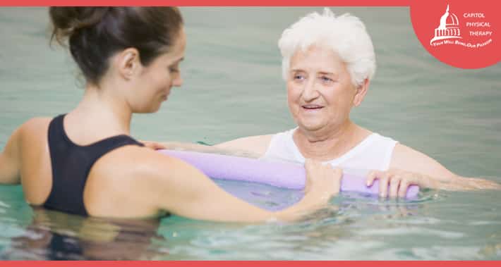 water exercises are good for helping with a herniated disk | Capitol Physical Therapy Washington DC | Pain & Injury Management