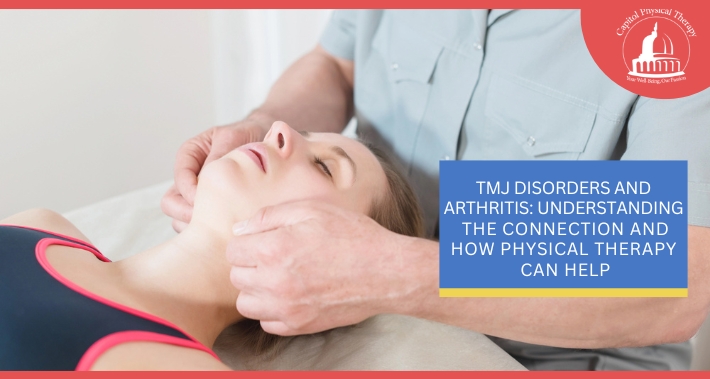 Physical therapist evaluating jaw movement for TMJ pain related to arthritis | Capitol Physical Therapy | Washington DC Physical Therapists
